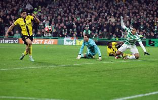 The Celtic goal