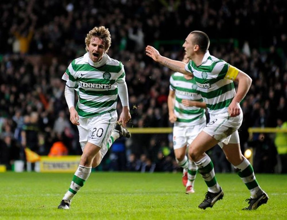 Paddy McCourt celebrates