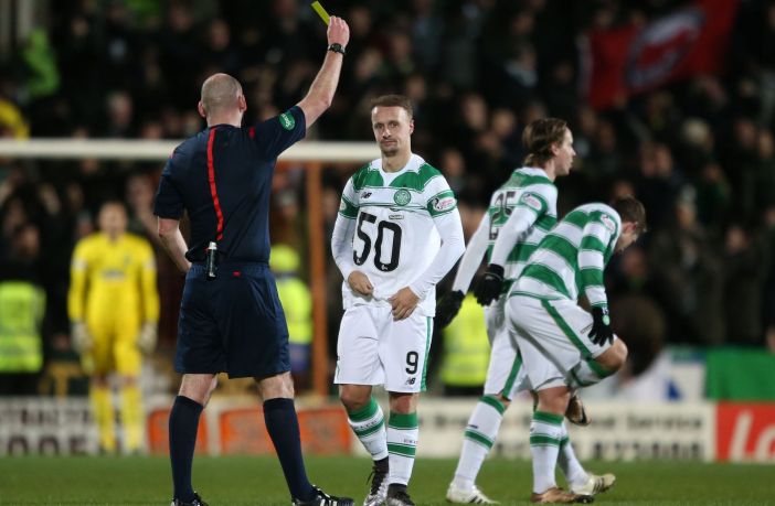 Leigh Griffiths is booked