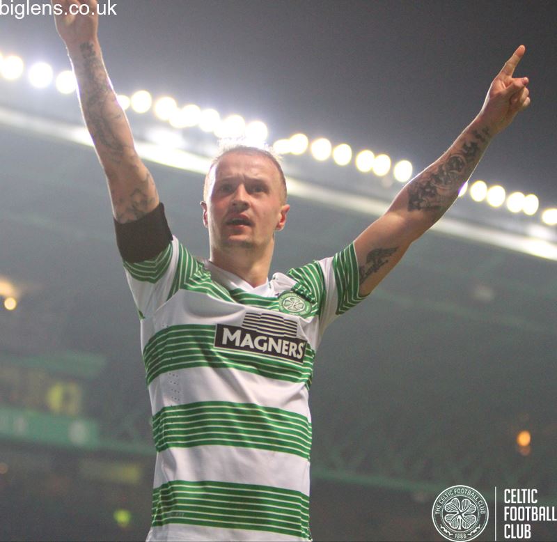 Leigh Griffiths celebrates