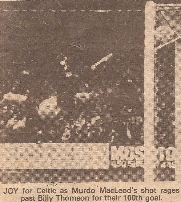 Celtic's 100th goal of the season 