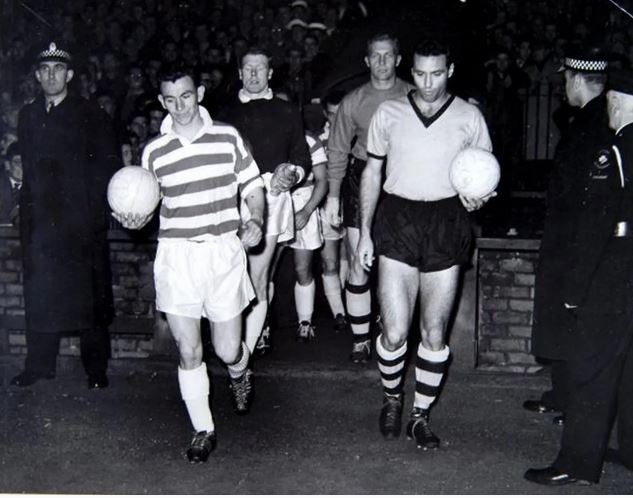 Celtic Park's first floodlit game 