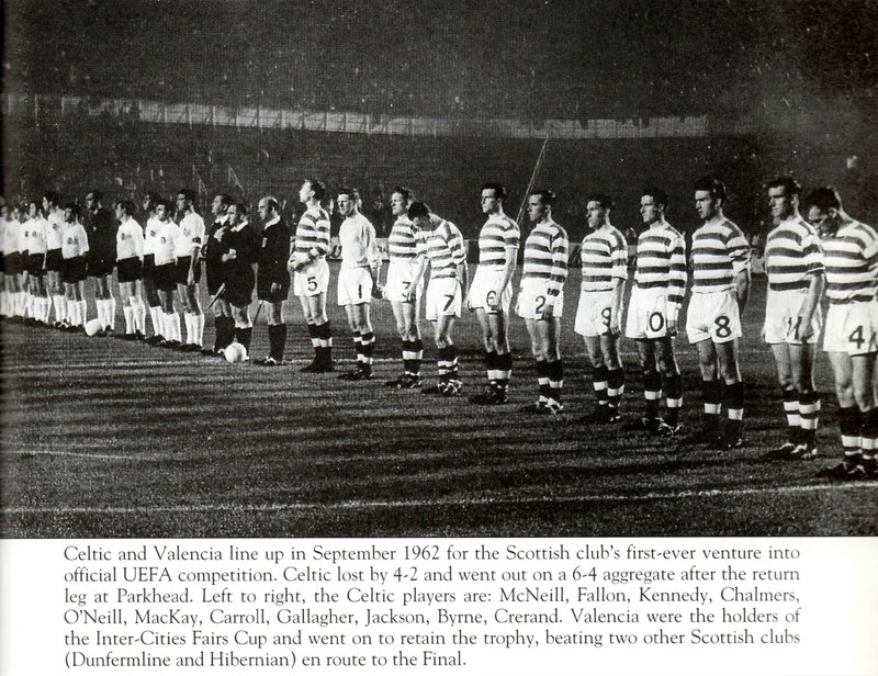 Valencia v Celtic, September 1962