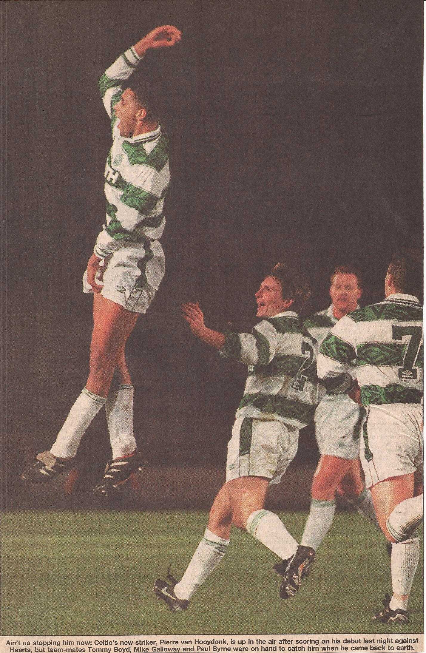 A great goal from Pierre van Hooydonk on his debut