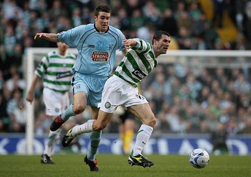 Roy Keane's Celtic Park debut