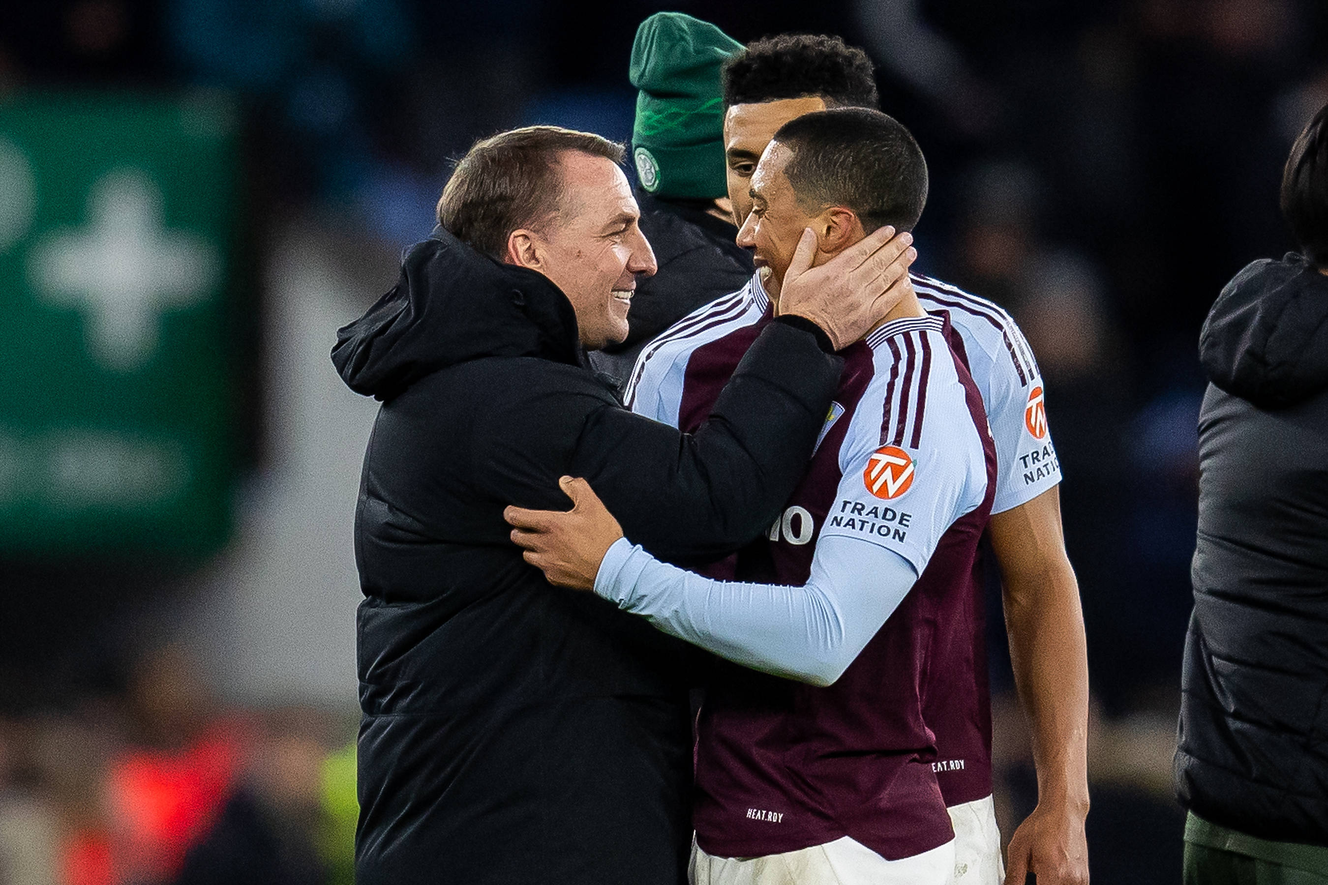 Brendan Rodger with Youri Tielemans 