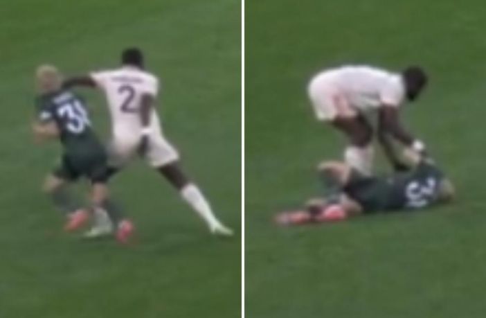 Daizen Maeda elbowed