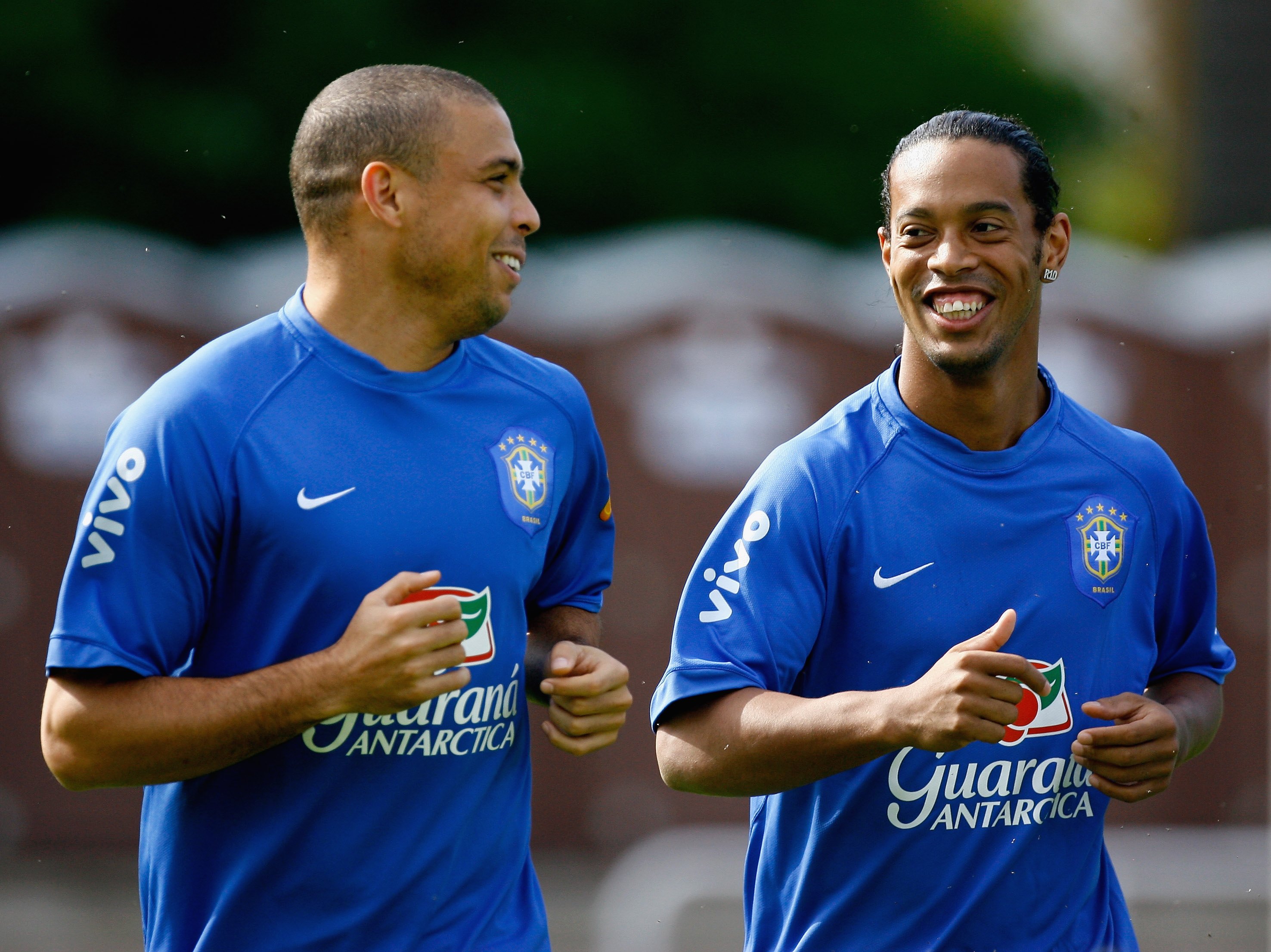  Ronaldo and Ronaldinho of Brazi