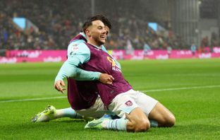 Josh Brownhill celebrates