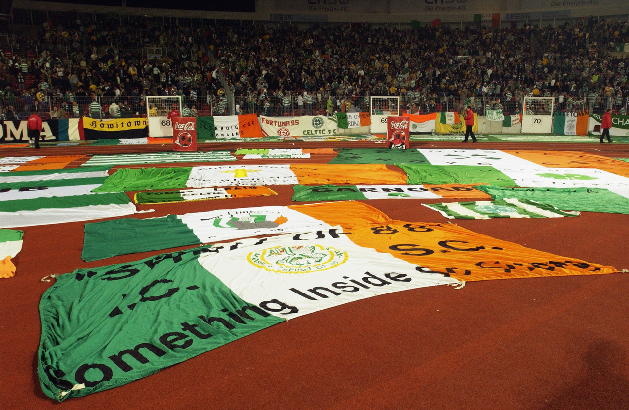 Celtic flags in Stuttgart