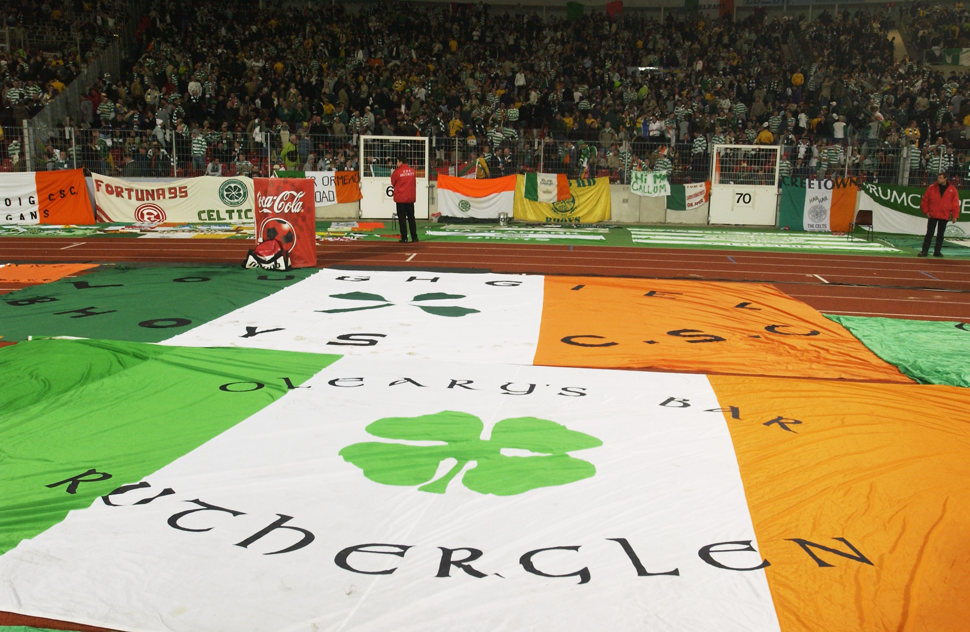 Celtic flags in Stuttgart