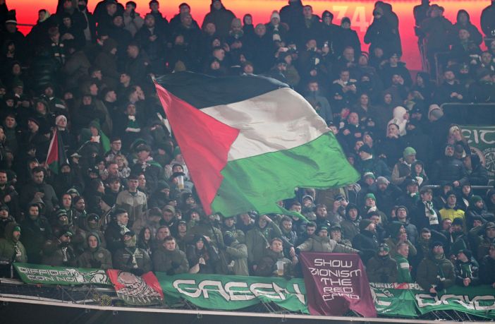 Celtic fans at Allianz Arena