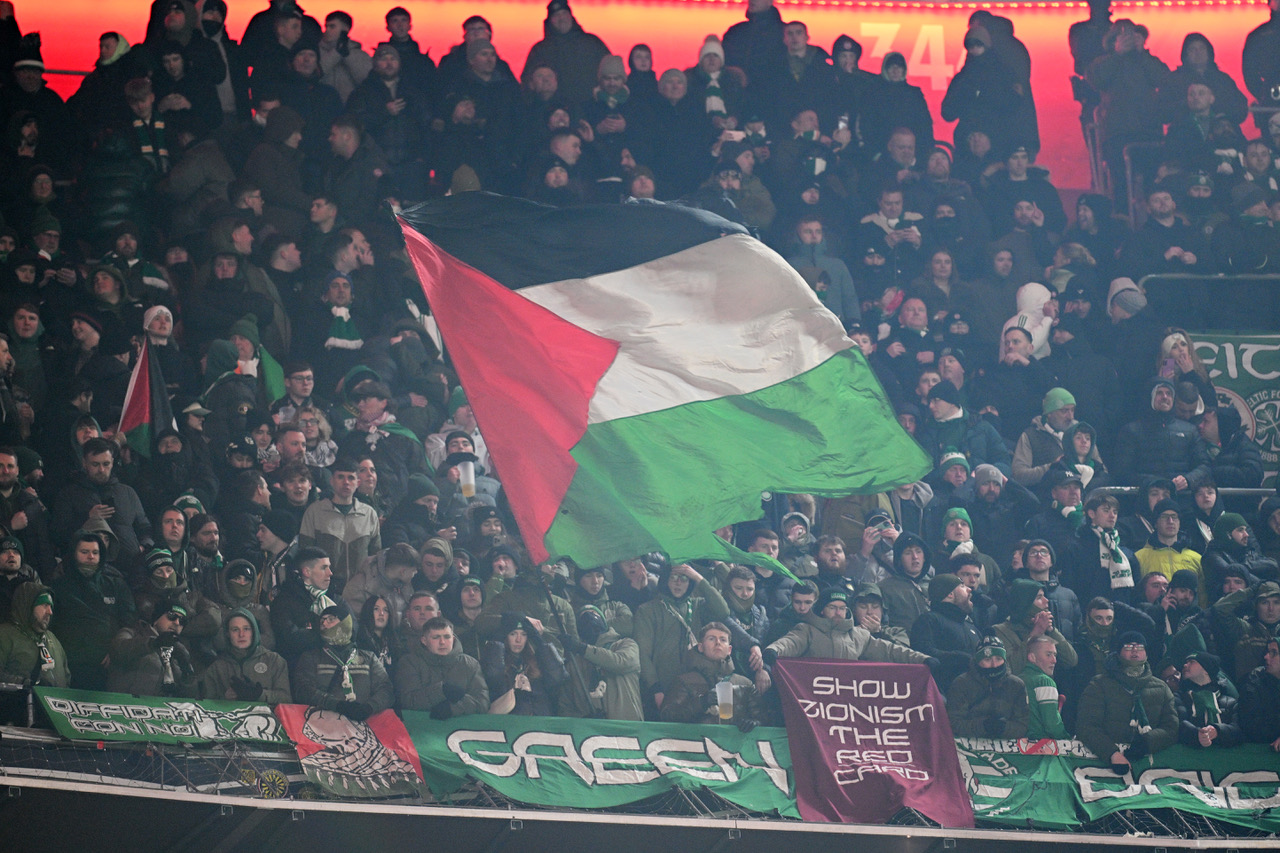 Celtic fans at Allianz Arena
