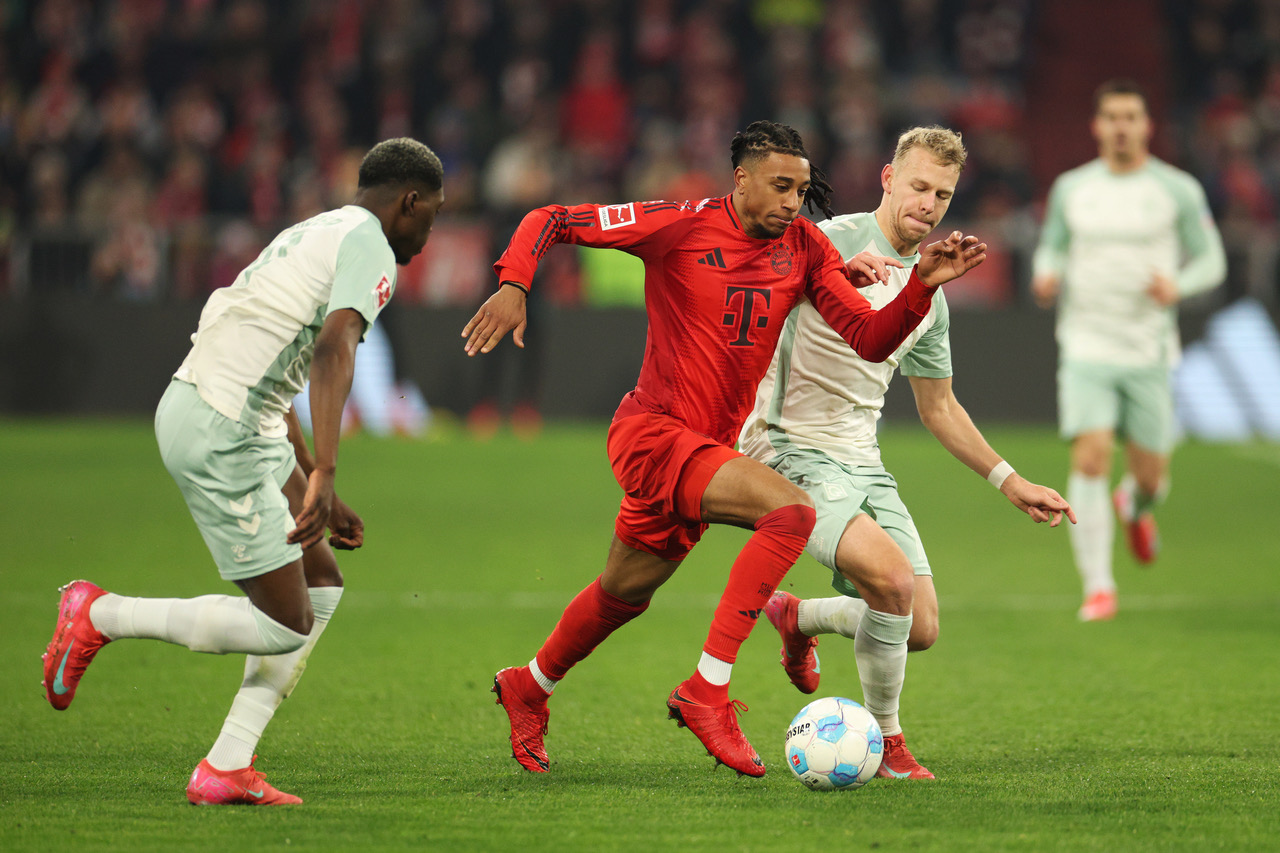 Michael Olise of Bayern Munich