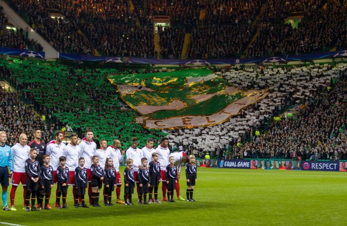 Green Brigade, Celtic v Bayern Munich 2017