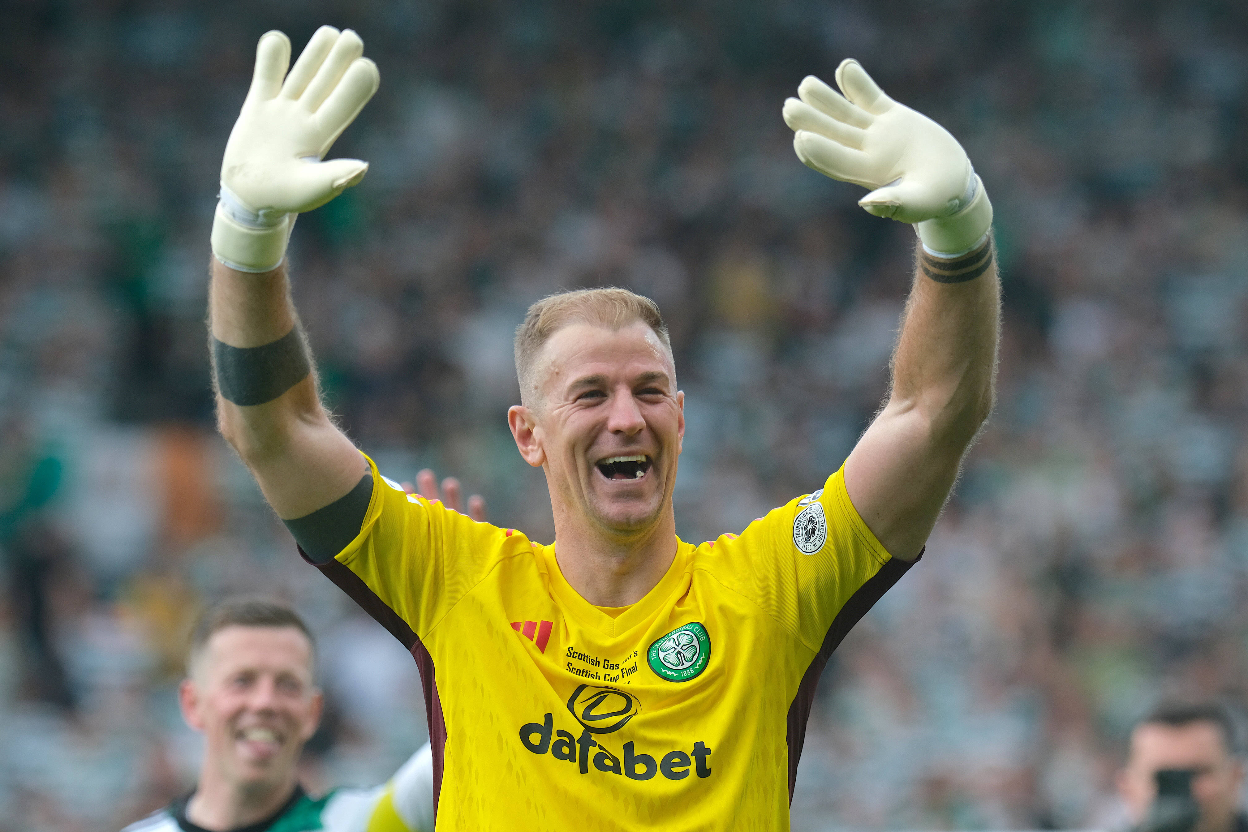 Joe Hart celebrates