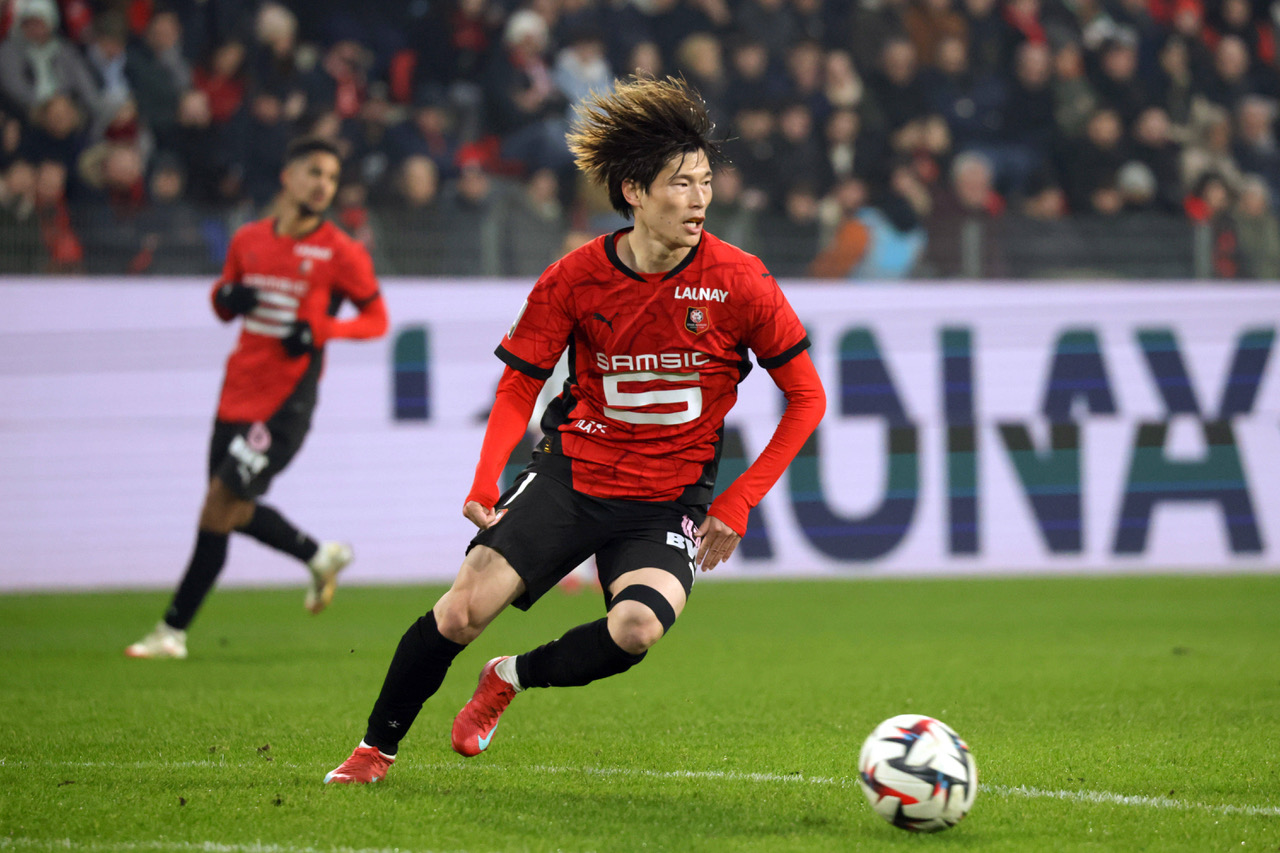 Kyogo Furuhashi of Stade Rennais