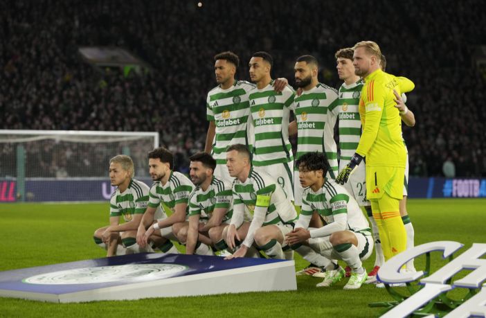 Celtic starting XI Celtic v Bayern Munich