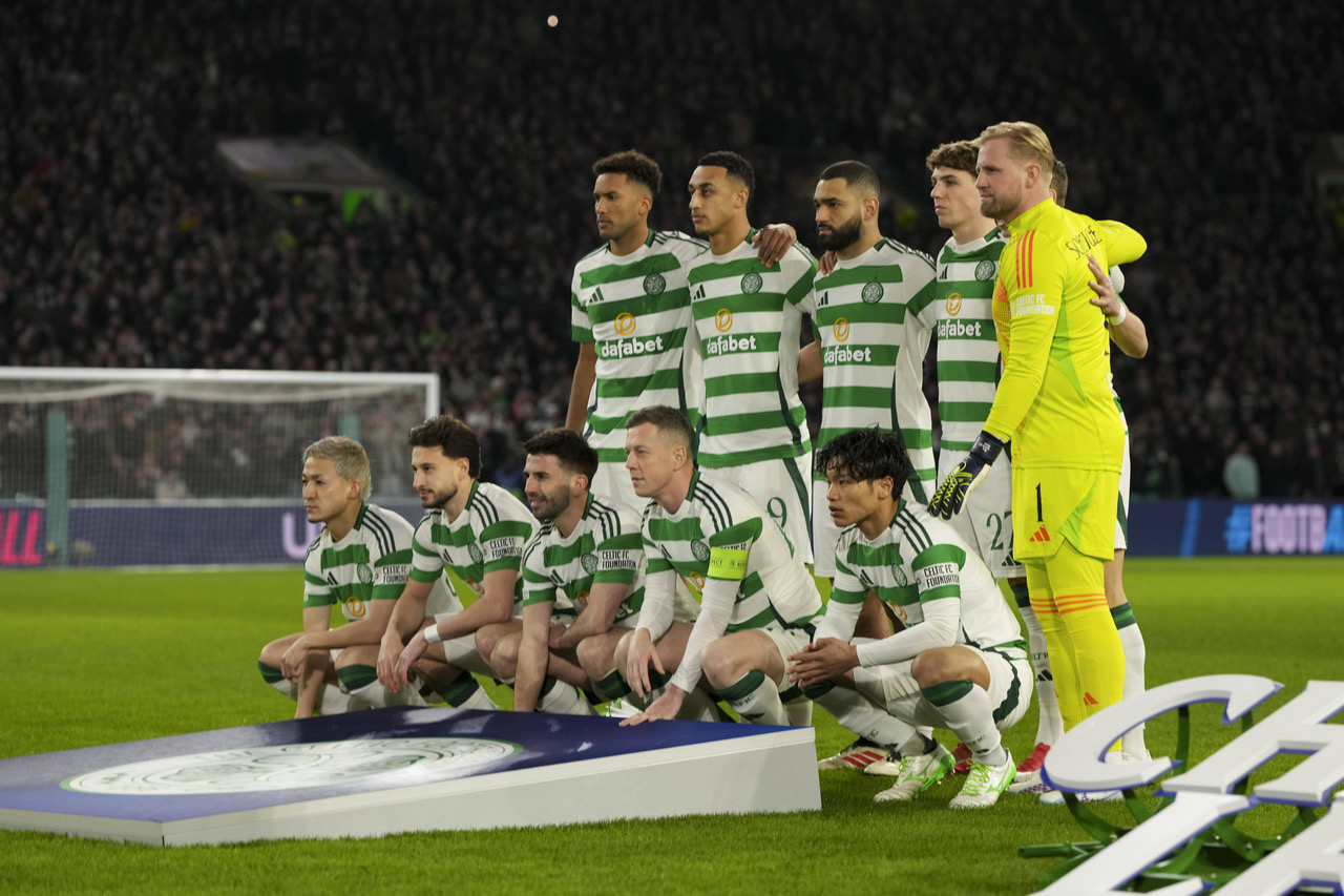Celtic starting XI Celtic v Bayern Munich