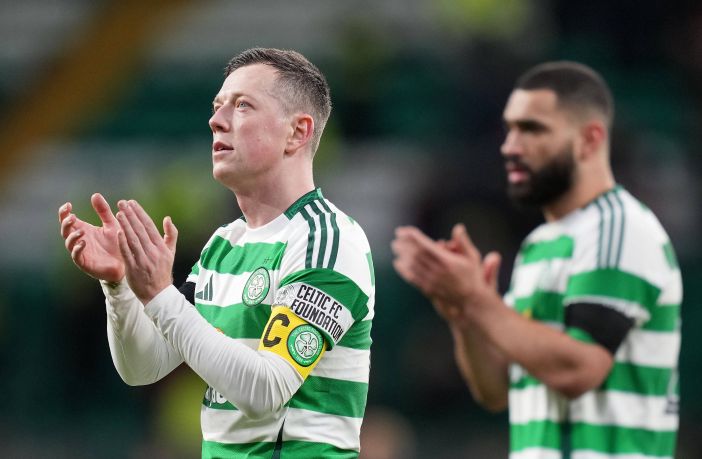 Callum McGregor at the final whistle