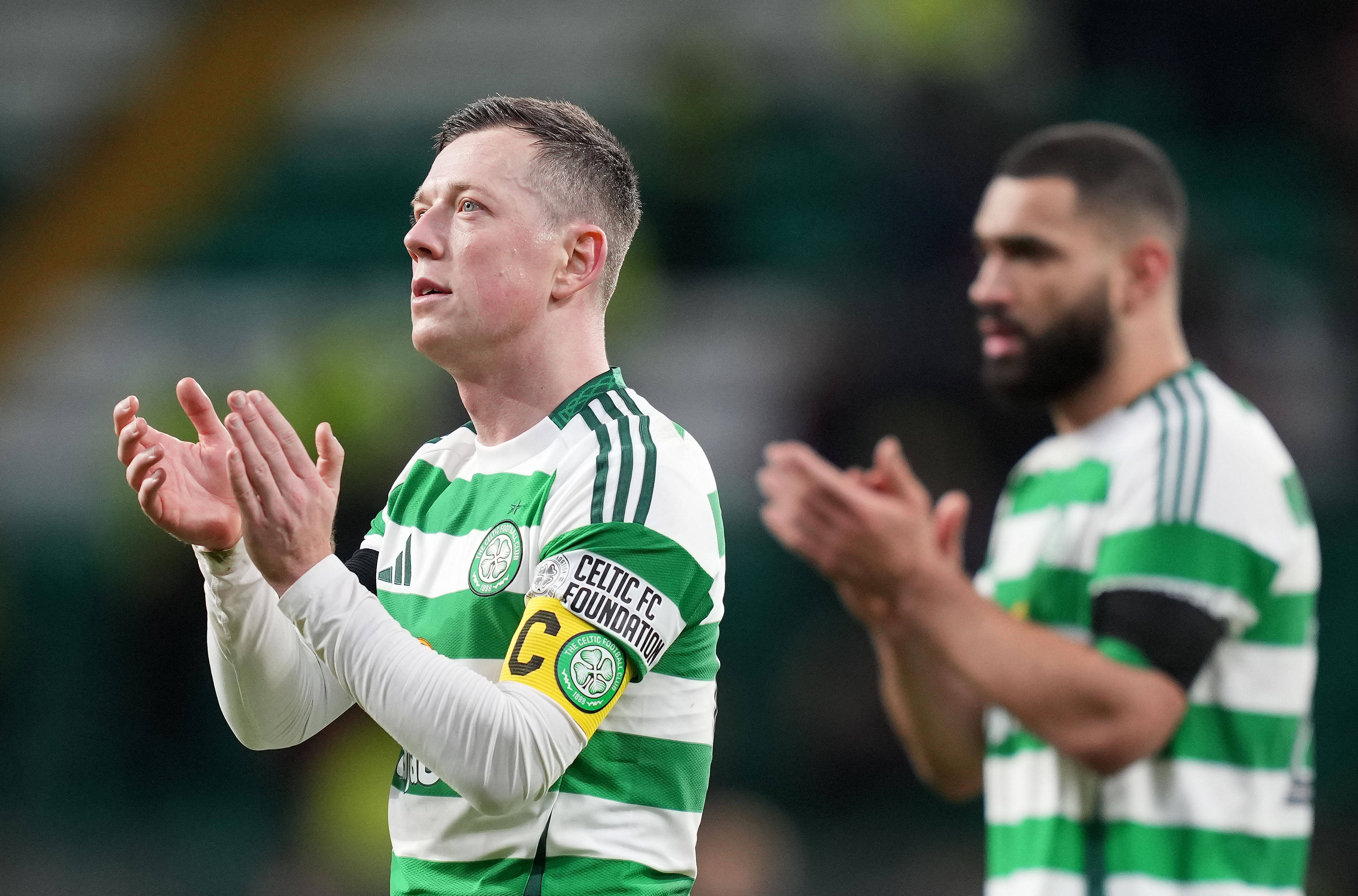 Callum McGregor at the final whistle