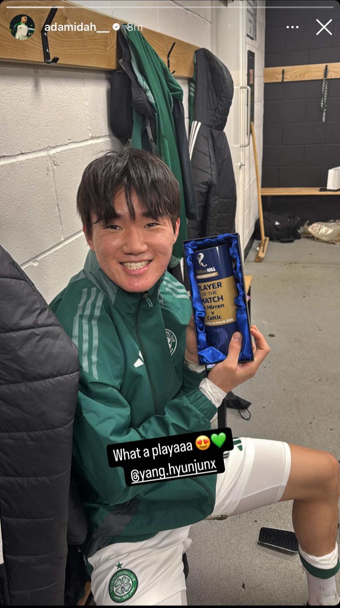 Man of the Match Yang