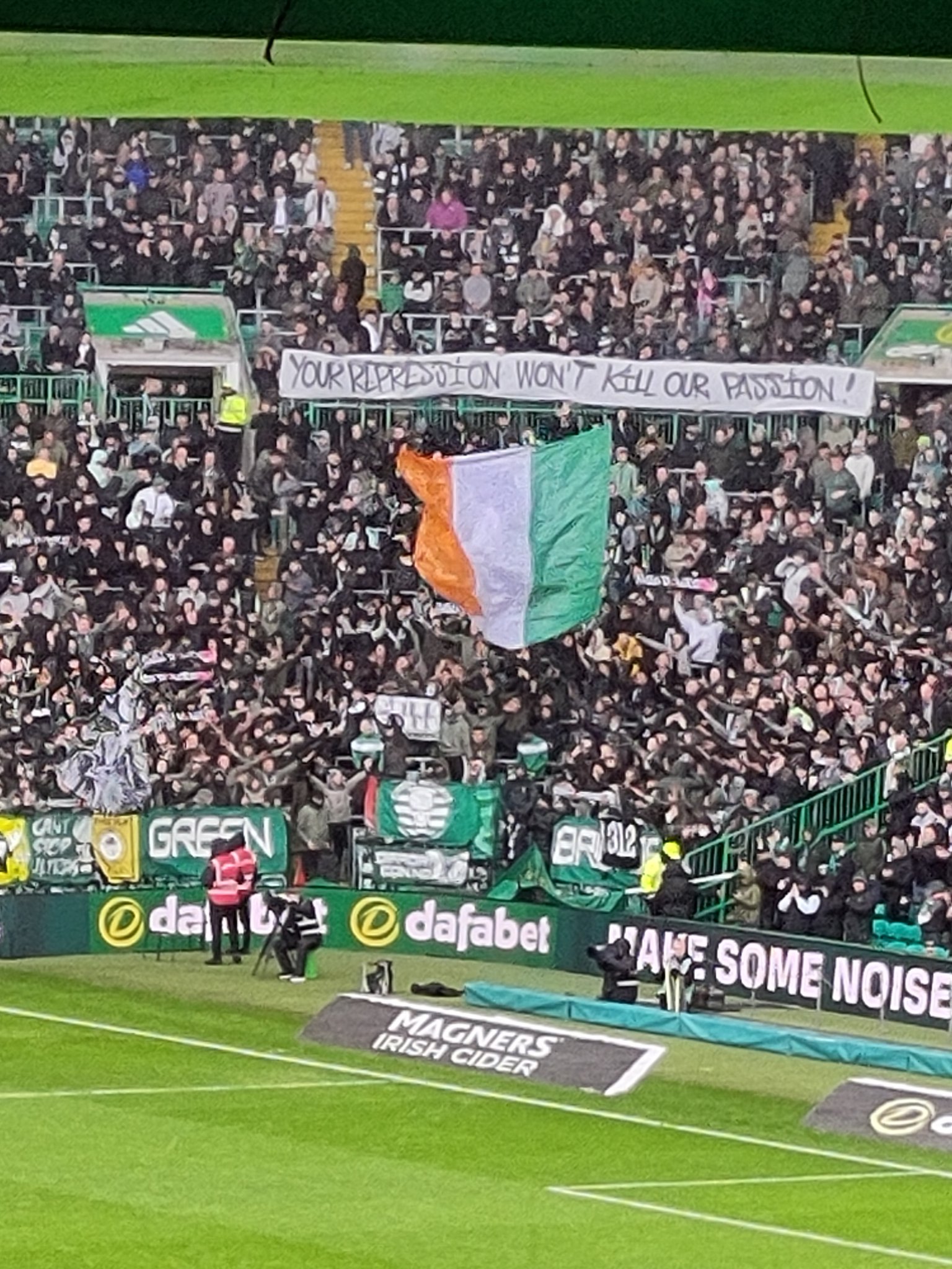 Nice to see the Green Brigade back