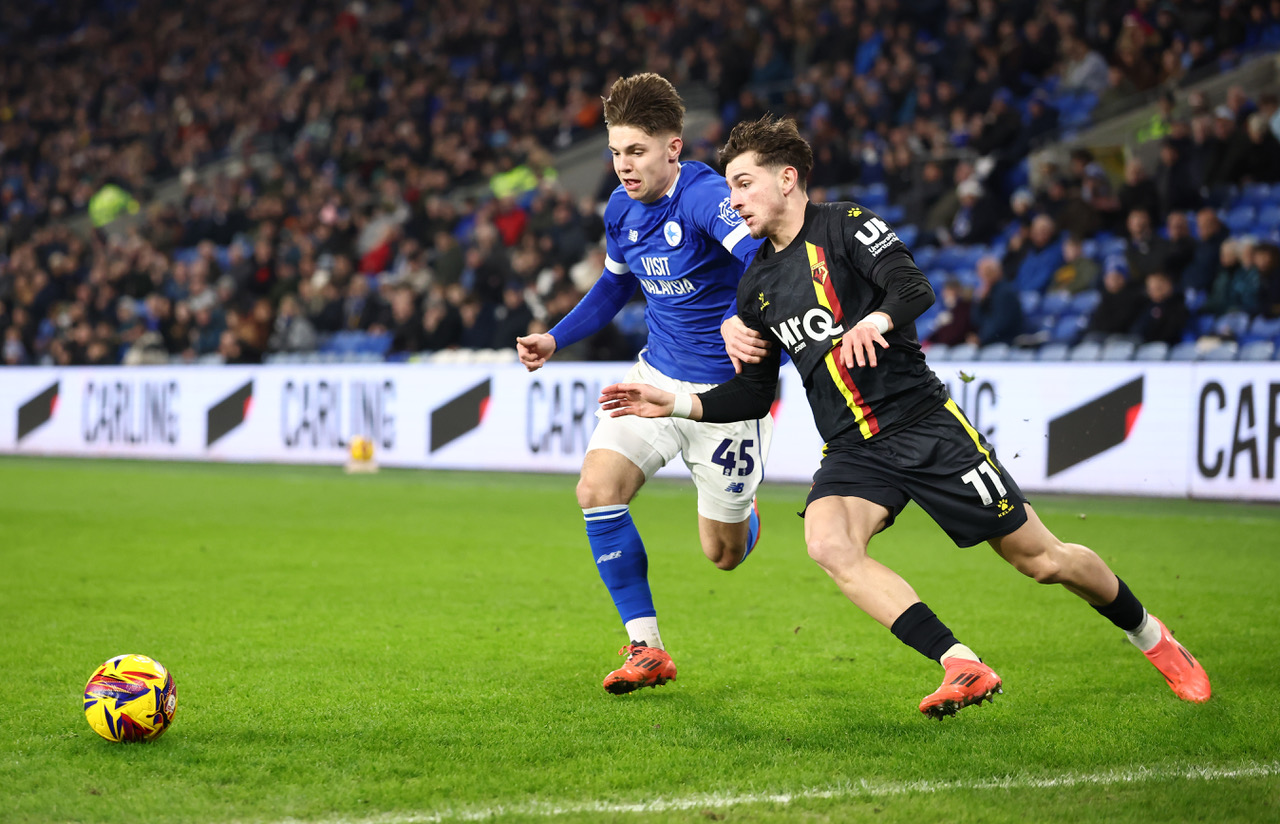 Rocco Vata in action for Watford