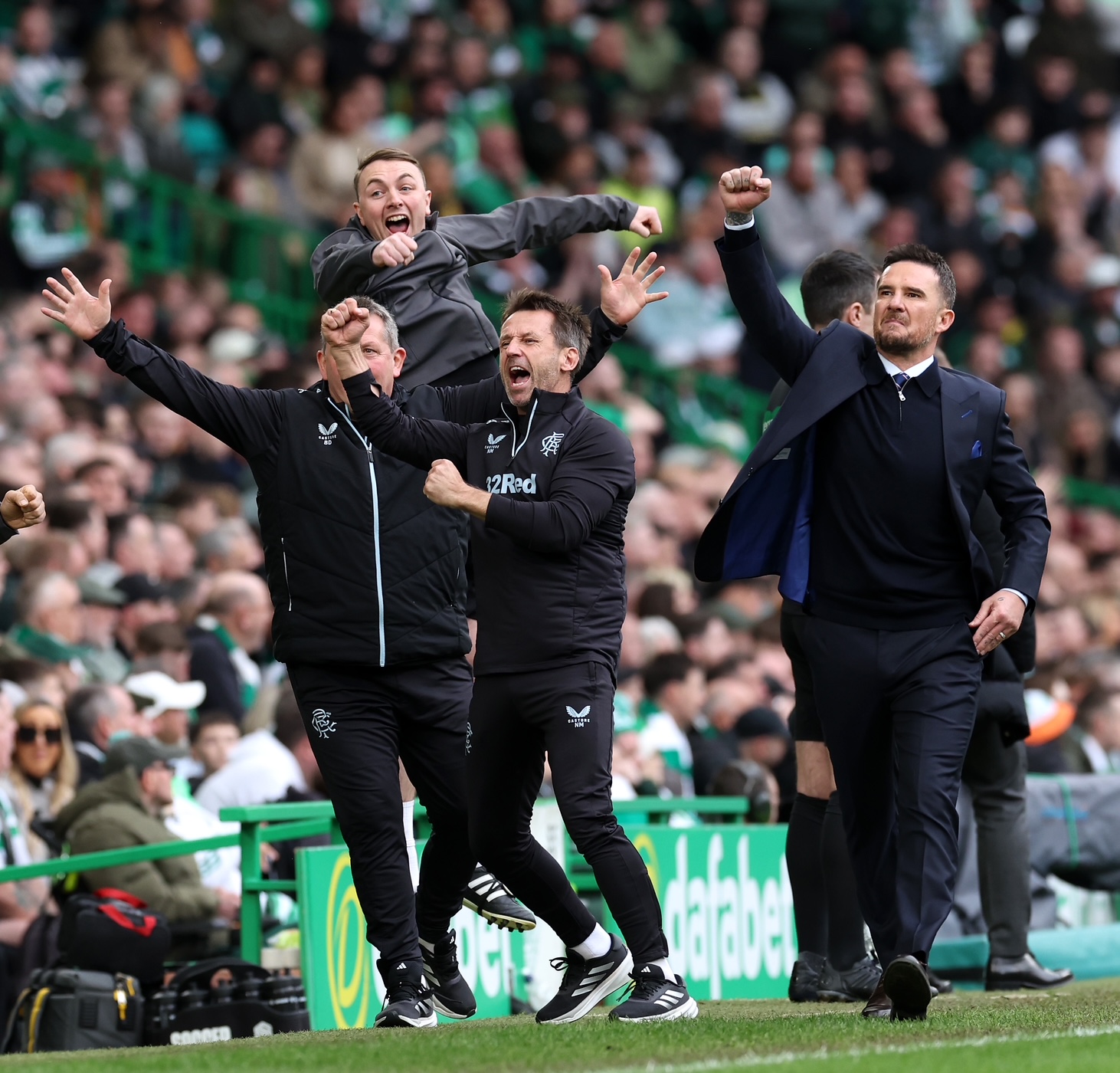 Barry Ferguson celebrates
