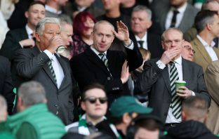 Peter Lawwell, Michael Nicholson and Chris McKay