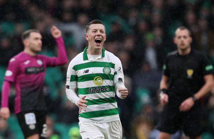 Callum McGregor celebrates