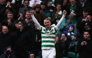 Leigh Griffiths celebrates