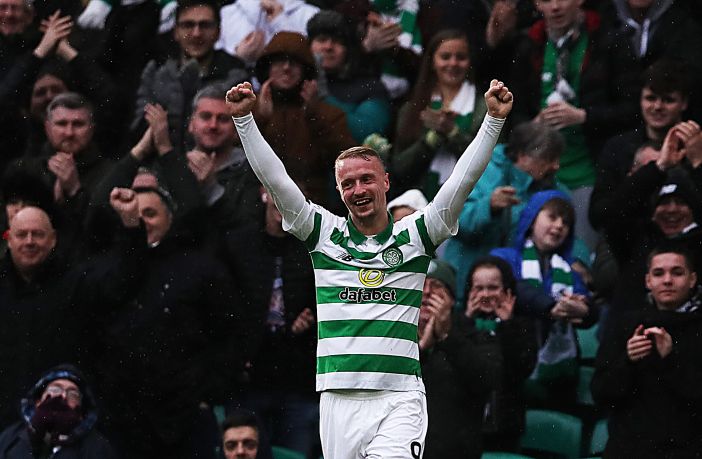Leigh Griffiths celebrates