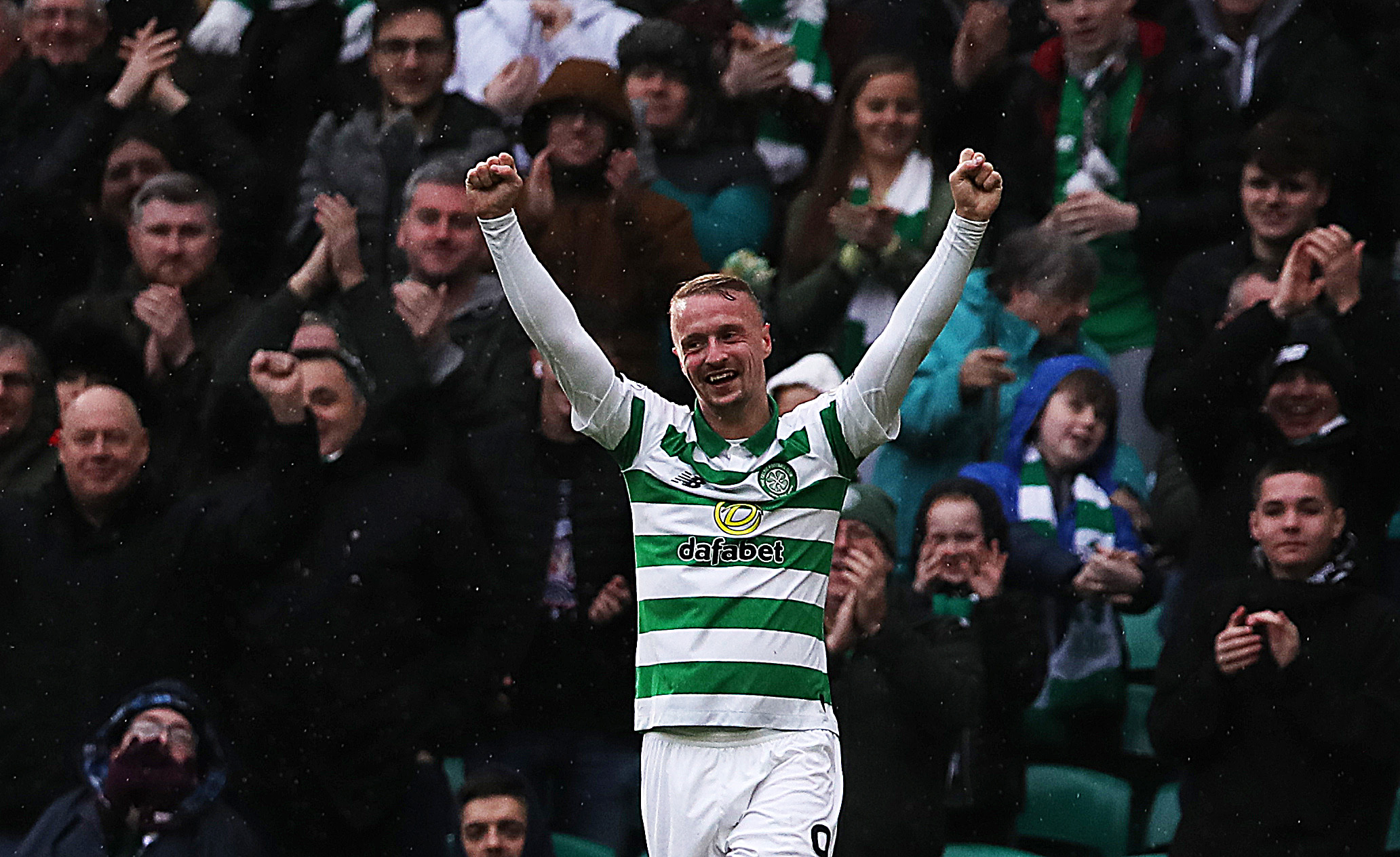 Leigh Griffiths celebrates 