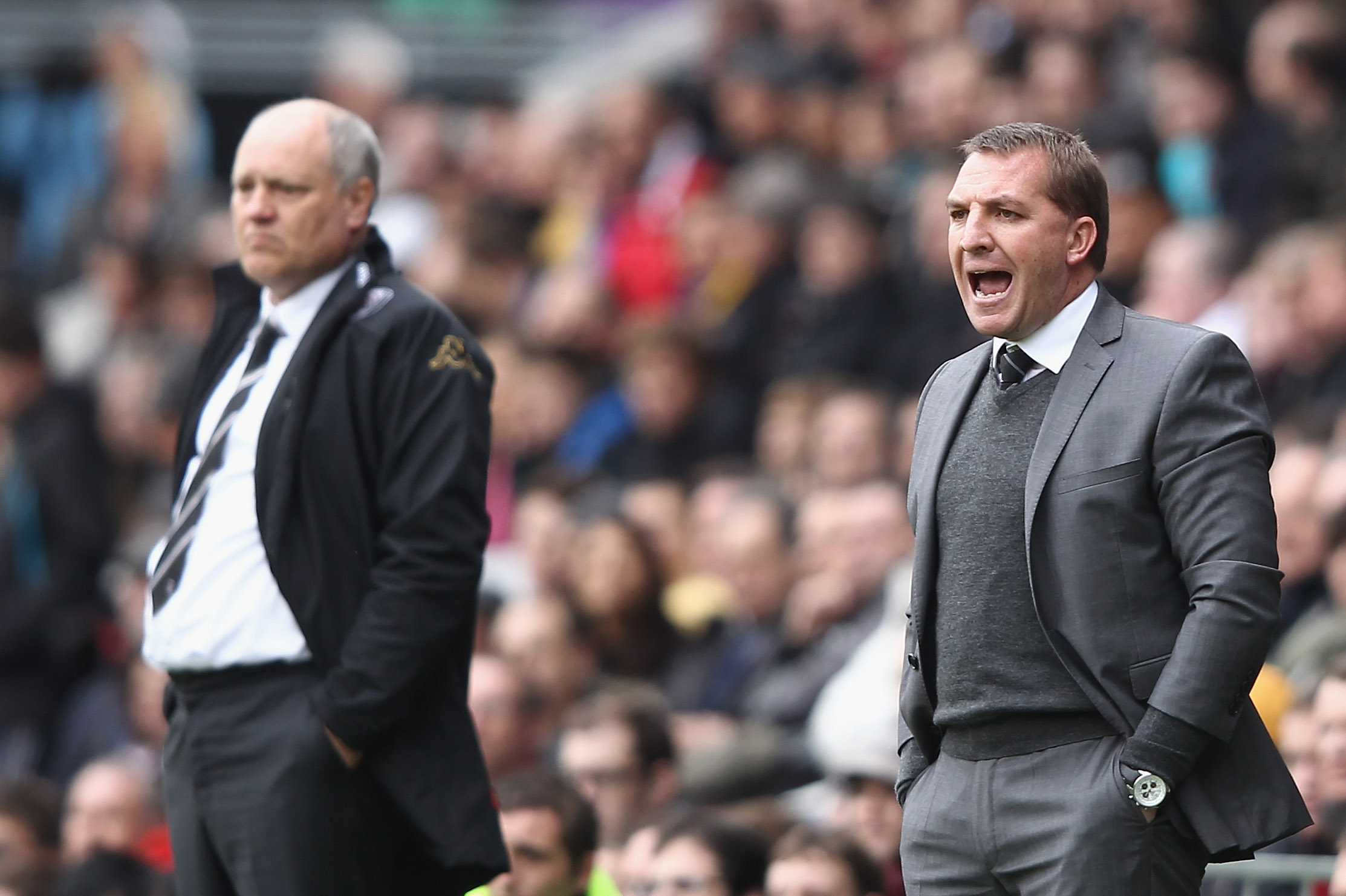Swansea City manager Brendan Rodgers 
