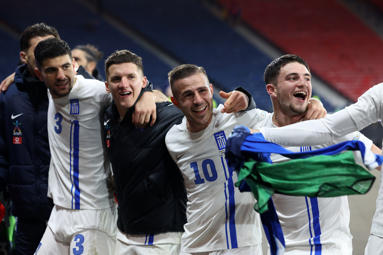 Greek celebrations at Hampden 