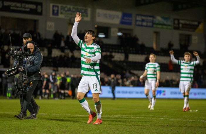 Yang leads the celebrations.