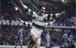 Willie Falconer celebrates