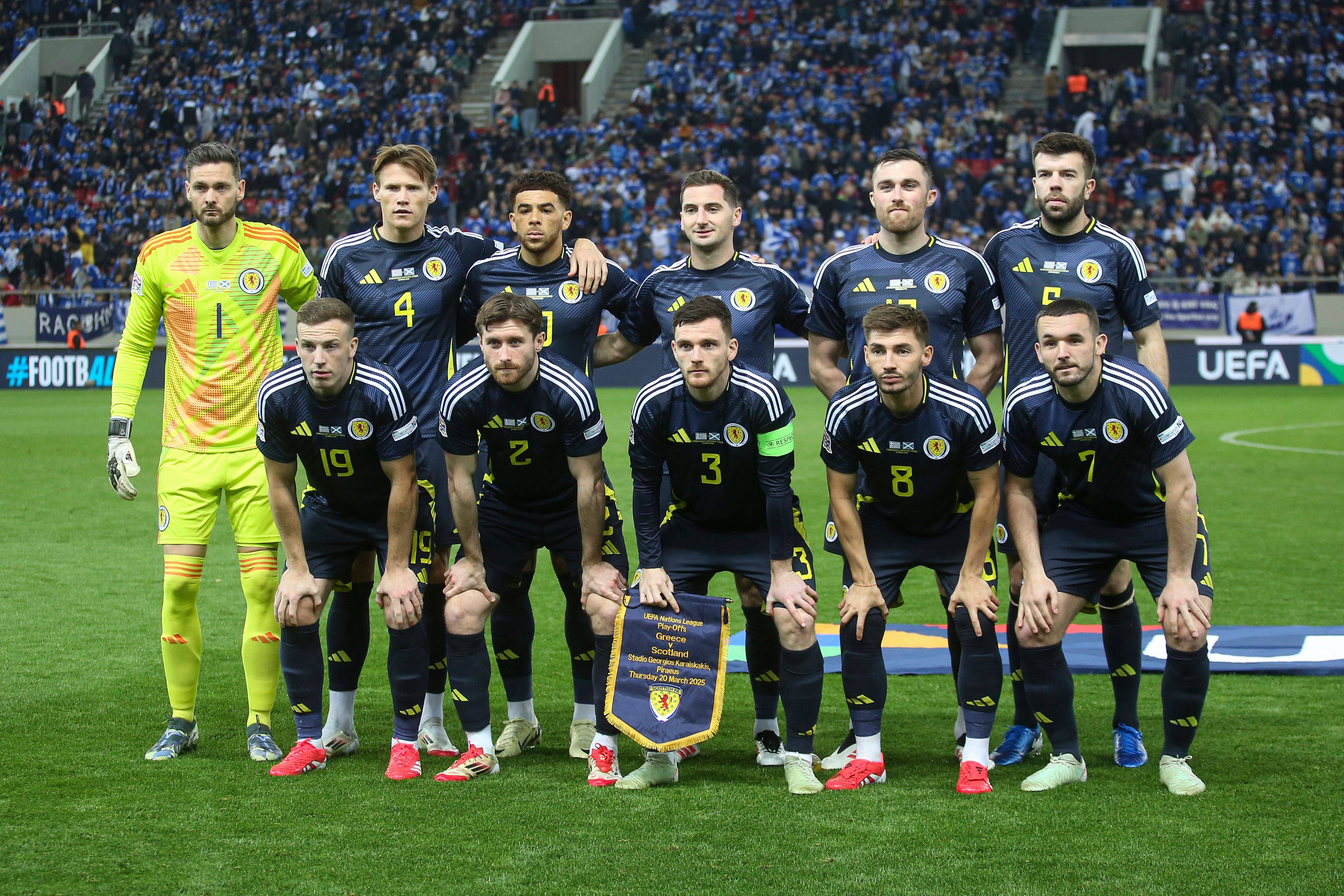 Scotland starting line-up