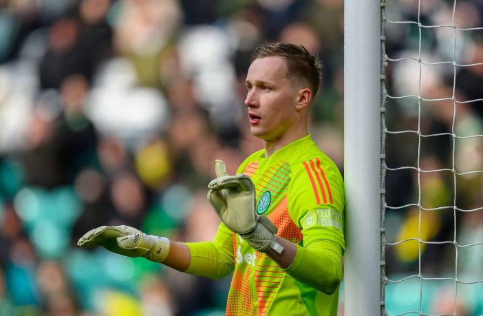 Celtic goalkeeper Viljami Sinisalo