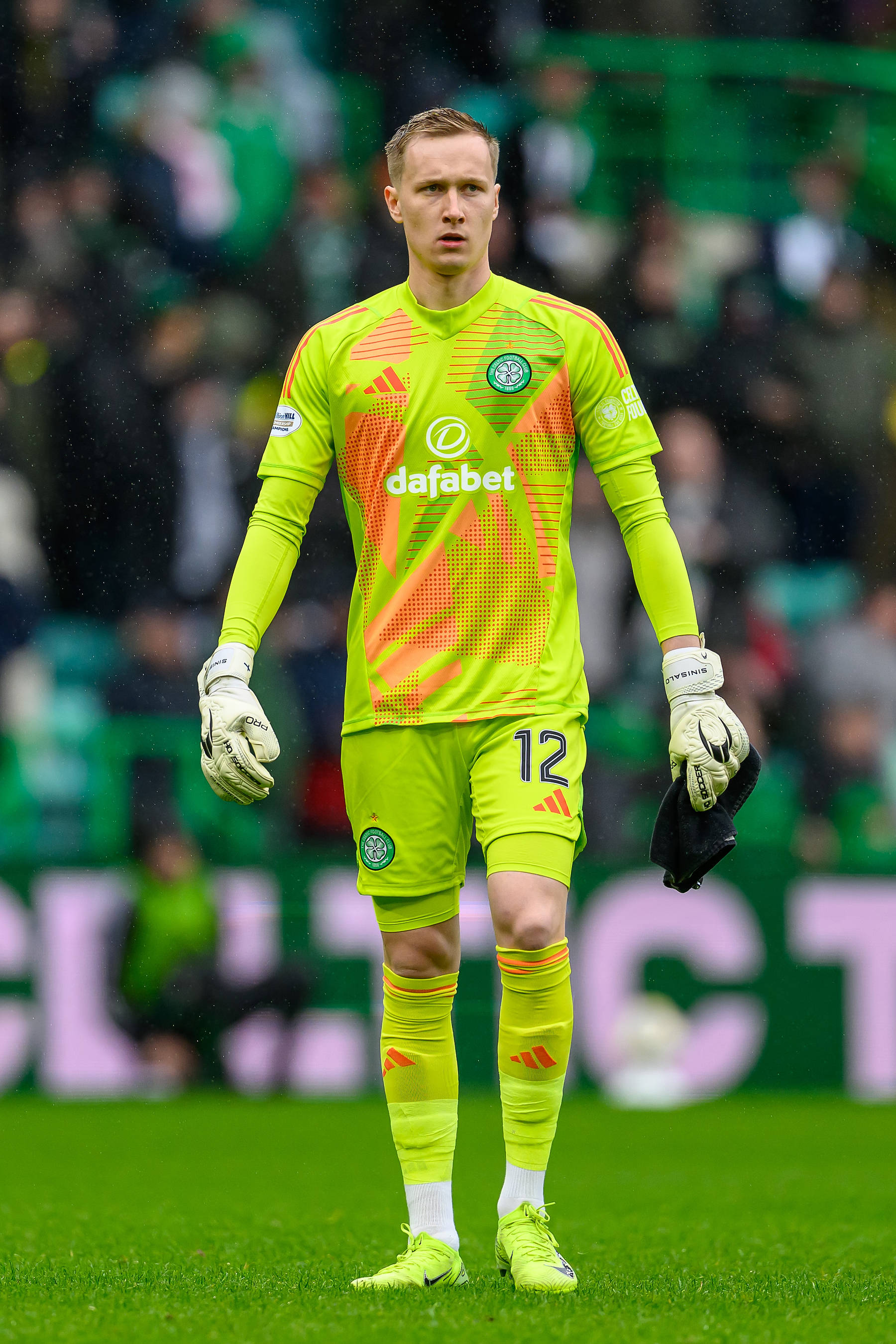 Celtic goalkeeper Viljami Sinisalo