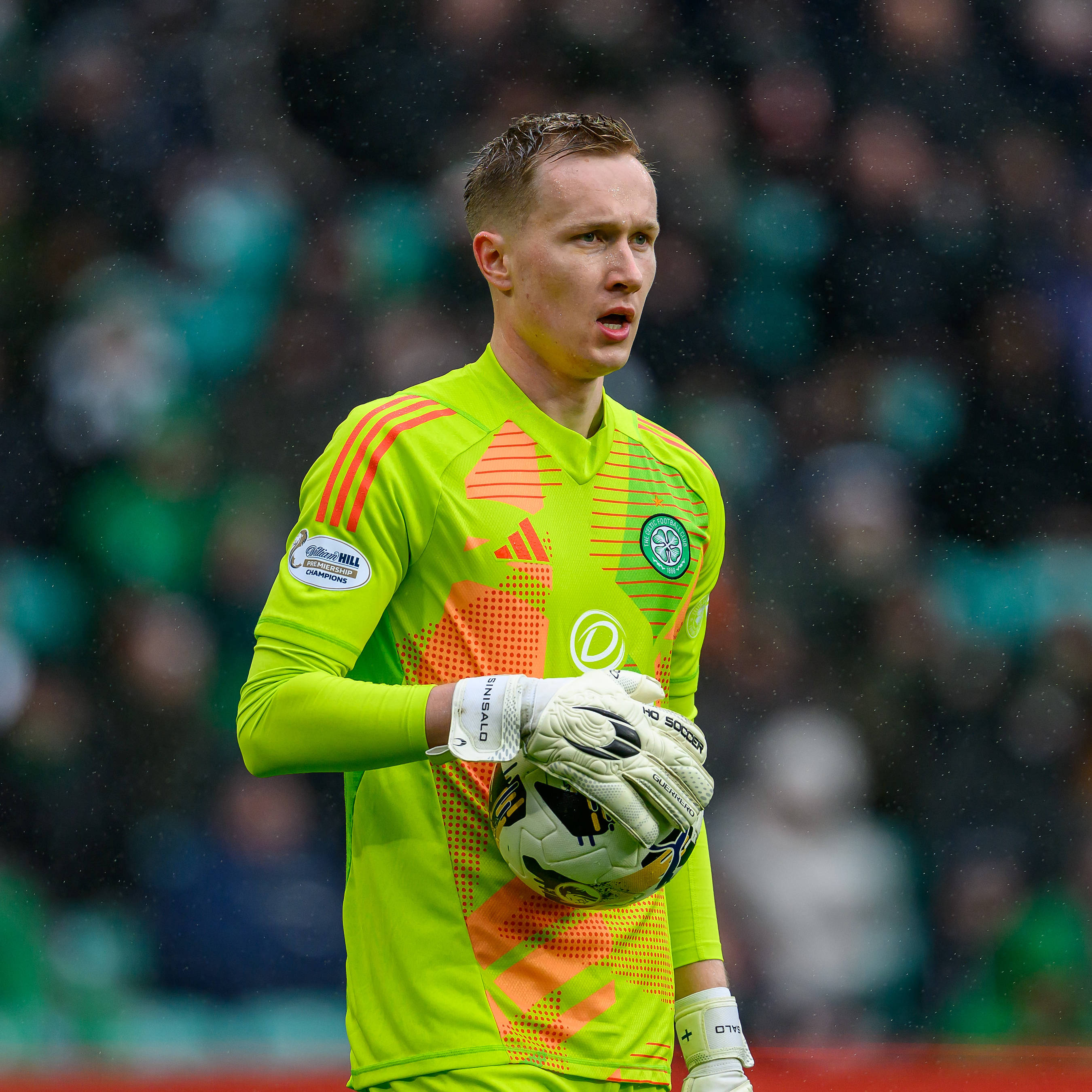 Celtic goalkeeper Viljami Sinisalo