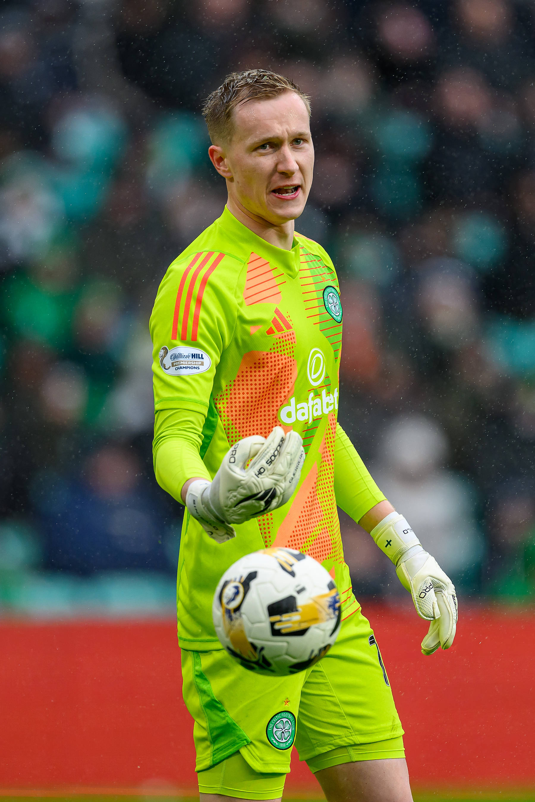 Celtic goalkeeper Viljami Sinisalo
