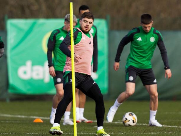 James Forrest back in training