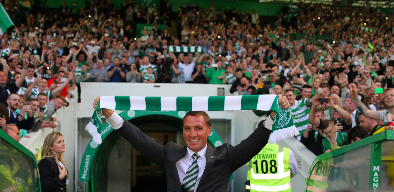 Celtic Park welcomes Brendan Rodgers