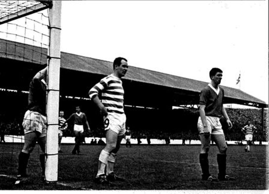 John Divers stands guard at Ibrox 
