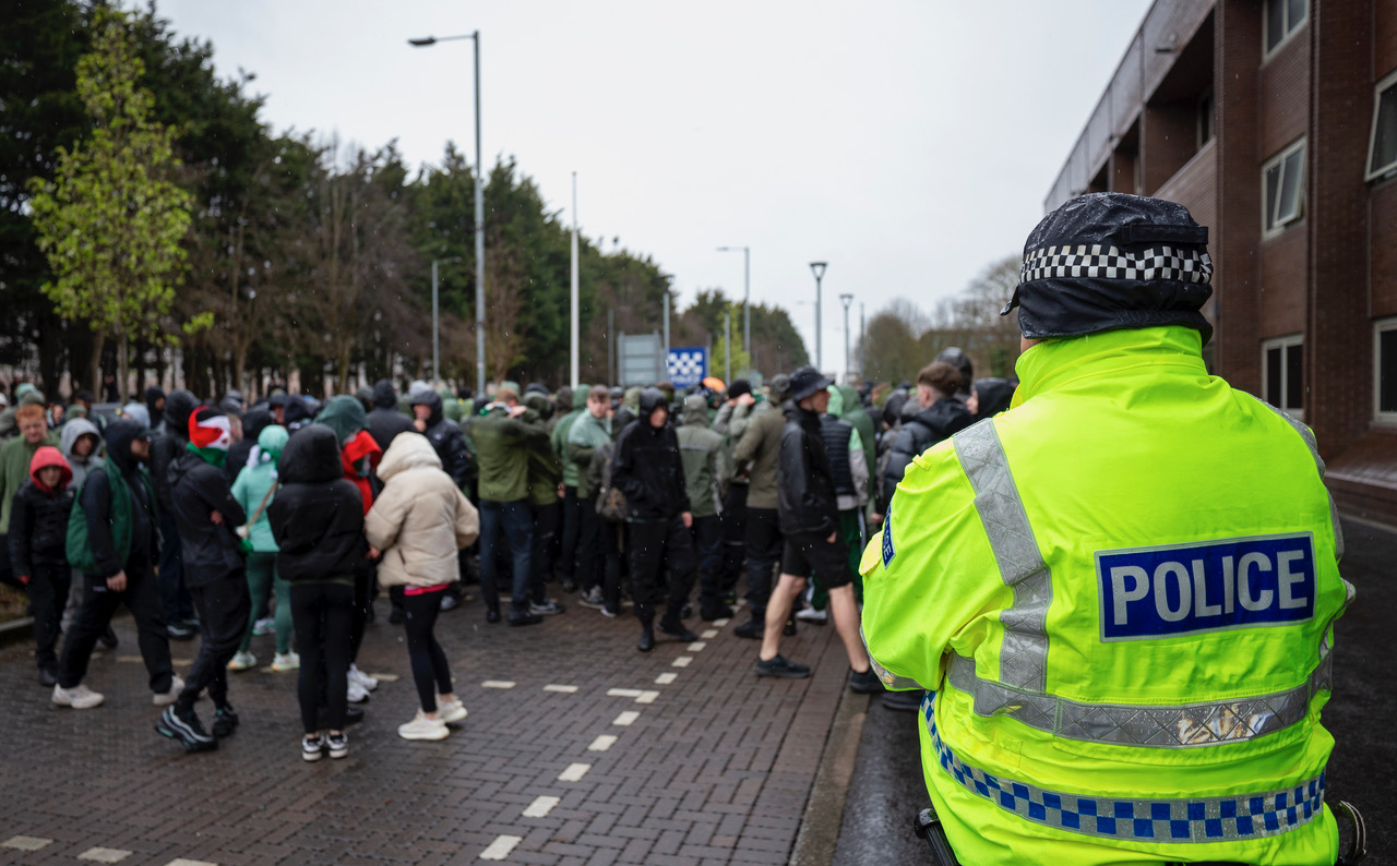 Celtic Fans Against Criminalisation Protest