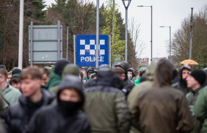 Celtic Fans Against Criminalisation Protest