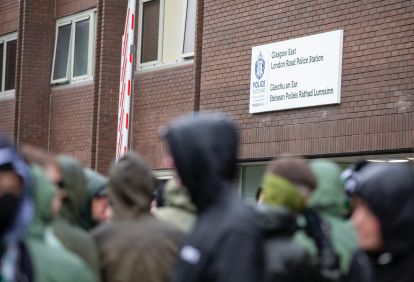 Celtic Fans Against Criminalisation Protest