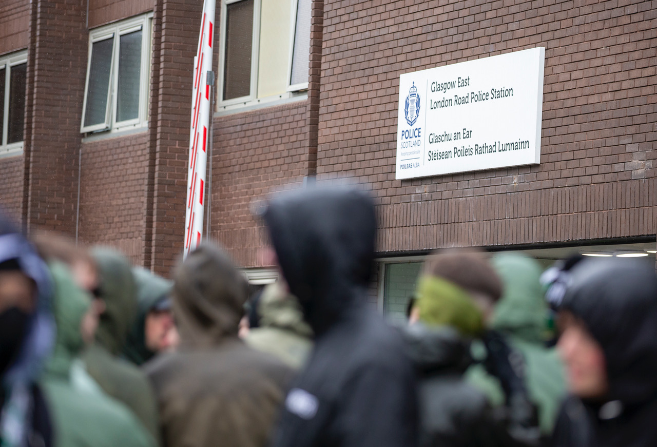 Celtic Fans Against Criminalisation Protest